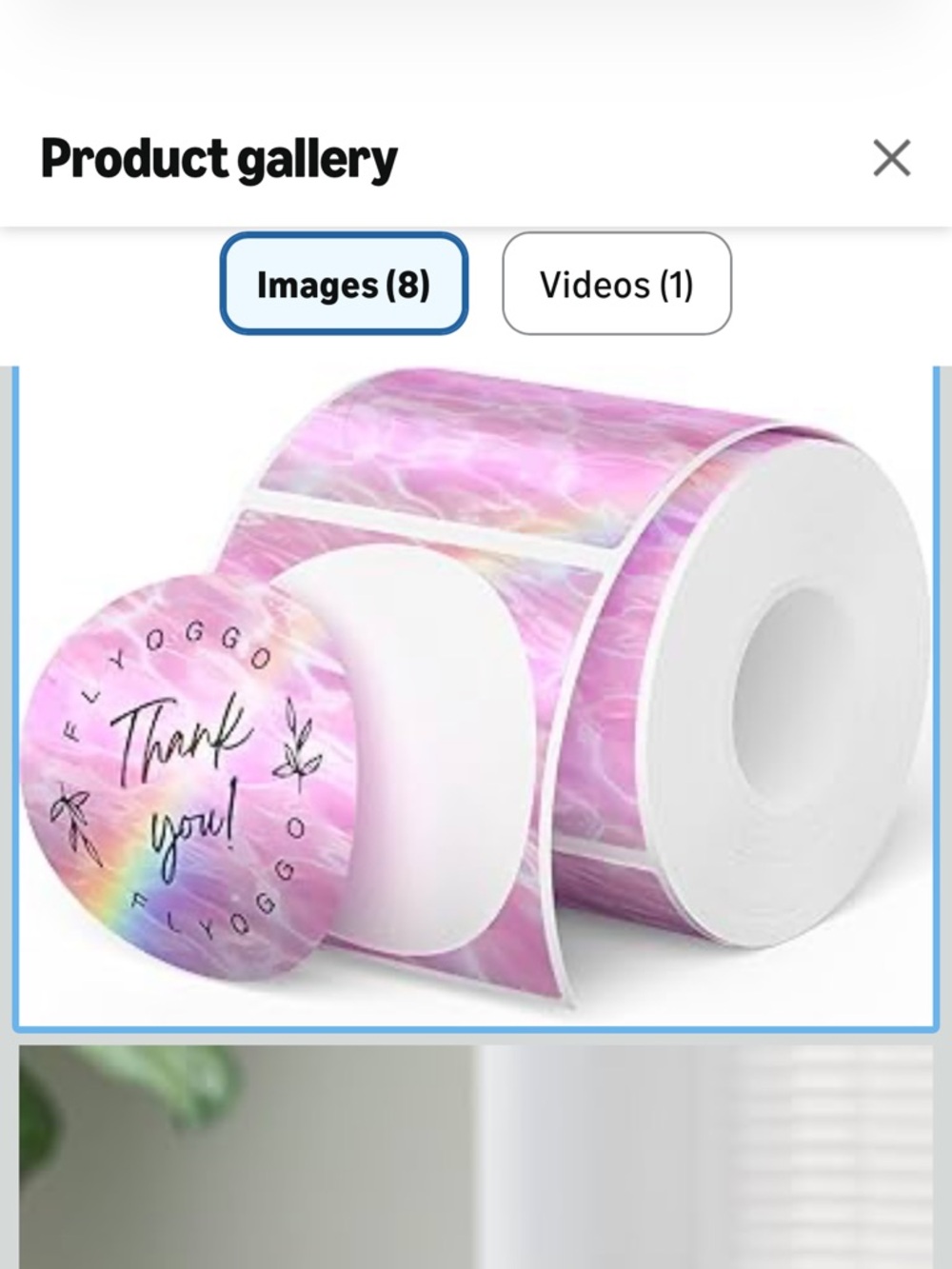 Custom Hand Crafted Thank You Stickers, 100 ct - Picture 15 of 15
